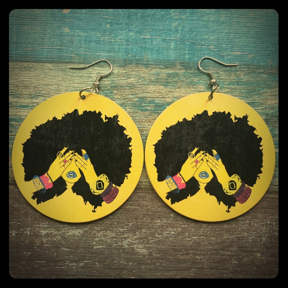 ‼️AFRO GIRL EARRINGS‼️
